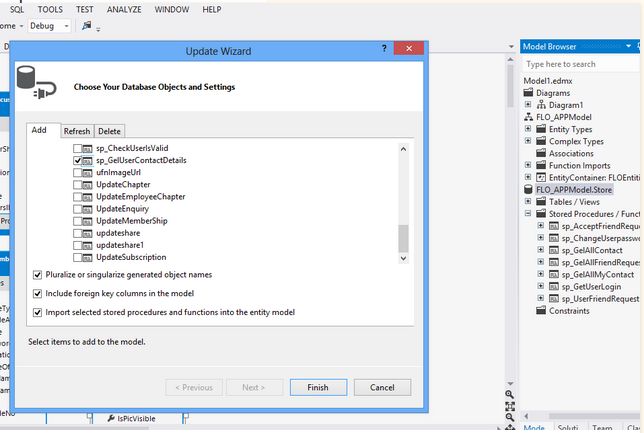 click on finish button
